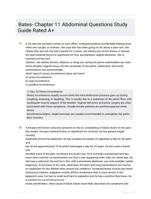 Bates- Chapter 11 Abdominal Questions Study Guide Rated A+