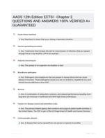 AAOS 12th Edition ECTSI - Chapter 2 QUESTIONS AND ANSWERS 100% VERIFIED A+ GUARANTEED