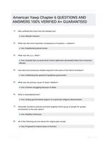 American Yawp Chapter 6 QUESTIONS AND ANSWERS 100% VERIFIED A+ GUARANTEED