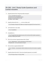 Ph 200 - Unit 2 Study Guide Questions and Correct Answers