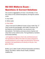 NU 665 Midterm Exam – Questions & Correct Solutions