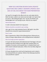 NRNP 6531 MIDTERM REVIEW EXAM UPDATED  QUESTIONS AND CORRECT ANSWERS UPDATED 2024 - 2025 ACTUAL DOCUMENT FOR EXAM PREPARATION