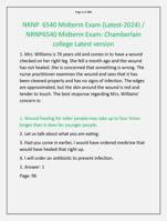 NRNP 6540 Midterm Exam (Latest-2024) /  NRNP6540 Midterm Exam: Chamberlain  college Latest version