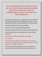 HESI PN FUNDAMENTALS PROCTORED EXIT EXAM  2024 -2025 LATEST VERSION UPDATED QUESTIONS  AND DETAILED SOLUTIONS