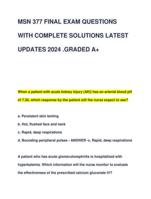 MSN 377 FINAL EXAM QUESTIONS  WITH COMPLETE SOLUTIONS LATEST  UPDATES 2024 .GRADED A+