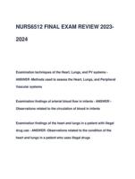 NRNP 6675 FINAL EXAM QUESTIONS WITH DETAILED CORRECT ANSWERS 2023-2024 GRADED A+