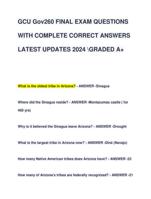 GCU Gov260 FINAL EXAM QUESTIONS  WITH COMPLETE CORRECT ANSWERS  LATEST UPDATES 2024 GRADED A+