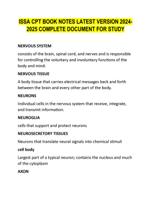 ISSA CPT BOOK NOTES LATEST VERSION 2024- 2025 COMPLETE DOCUMENT FOR STUDY