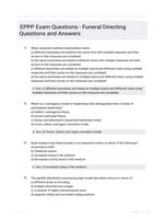 EPPP Exam Questions - Funeral Directing Questions and Answers