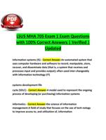 LSUS MHA 705 Exam 1 Exam Questions with 100% Correct Answers | Verified | Updated