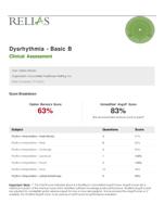 Relias Dysrhythmia - Basic B Clinical Assessment Questions & Answers (A+ Graded 100% Verified)