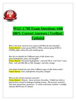 WGU C785 Exam Questions with 100% Correct Answers | Verified | Updated