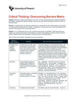 critical thinking /hum  study  guide