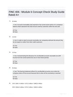 FINC 406 - Module 6 Concept Check Study Guide Rated A+