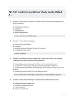 NR 511 midterm questions Study Guide Rated A+