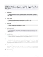 CPT EXAM Exam  Questions With Expert Verified  Solutions