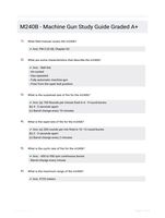 M240B - Machine Gun Study Guide Graded A+