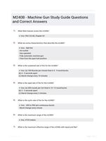 M240B - Machine Gun Study Guide Questions and Correct Answers