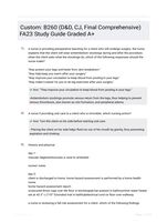 Custom: B260 (D&D, CJ, Final Comprehensive) FA23 Study Guide Graded A+