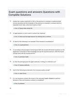 Exam questions and answers Questions with Complete Solutions