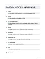 - Final EXAM QUESTIONS AND ANSWERS 