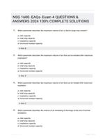 NSG 1600- EAQs- Exam 4 QUESTIONS &  ANSWERS 2024 100% COMPLETE  SOLUTIONS