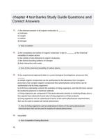 chapter 4 test banks Study Guide Questions and Correct Answers