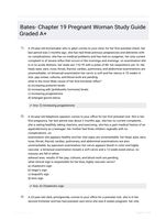 Bates- Chapter 19 Pregnant Woman Study Guide Graded A+