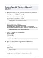 Practice Exam - Questions & Detailed Solutions