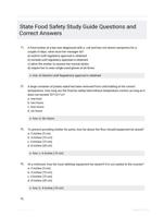 State Food Safety Study Guide Questions and Correct Answers