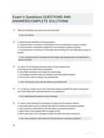 Exam II Questions QUESTIONS AND  ANSWERSCOMPLETE SOLUTIONS