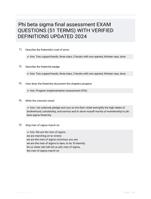 Phi beta sigma final assessment EXAM QUESTIONS (51 TERMS) WITH VERIFIED DEFINITIONS UPDATED 2024