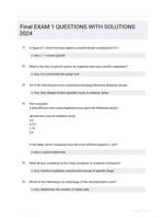 Final EXAM 1 QUESTIONS WITH SOLUTIONS 2024