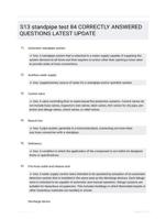 S13 standpipe test 84 CORRECTLY ANSWERED QUESTIONS LATEST UPDATE