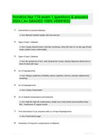 Hondros Nur 176 exam 1 questions & answers 2024 ( A+ GRADED 100% VERIFIED)