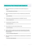 Phlebotomy Test 3 Study Guide Graded A+