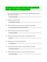 CHAPTER 18 TCI QUESTIONS AND ANSWERS 100% VERIFIED A+ GUARANTEED