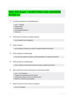 NSG 533 Exam 1 QUESTIONS AND ANSWERS RATED A+