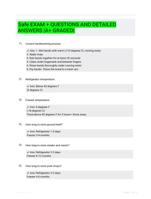 Safe EXAM +  QUESTIONS AND DETAILED ANSWERS |A+ GRADED|