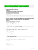 ISDS 4111 quiz 6 Study Guide Graded A+