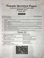 sample question paper issued by board 2023