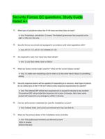 Security Forces QC questions. Study Guide Rated A+