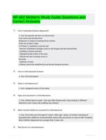 NR 602 Midterm Study Guide Questions and Correct Answers