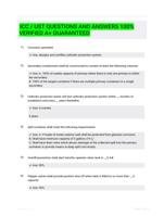 ICC / UST QUESTIONS AND ANSWERS 100% VERIFIED A+ GUARANTEED