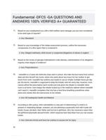 Fundamental -DFCS -GA QUESTIONS AND ANSWERS 100% VERIFIED A+ GUARANTEED