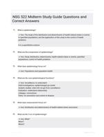 NSG 522 Midterm Study Guide Questions and Correct Answers