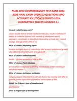 NURS 4010 COMPREHENSIVE TEST BANK 2024- 2025 FINAL EXAM UPDATED QUESTIONS AND  ACCURATE SOLUTIONS VERIFIED 100%