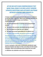 ATI RN MH WITH NGN COMPREHENSIVE TEST  BANK FINAL EXAM 2-24-2025 LATEST VERSION  UPDATED QUESTIONS AND ACCURATE SOLITIONS