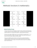 Third secondary functions secondary