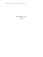 problem  justification report